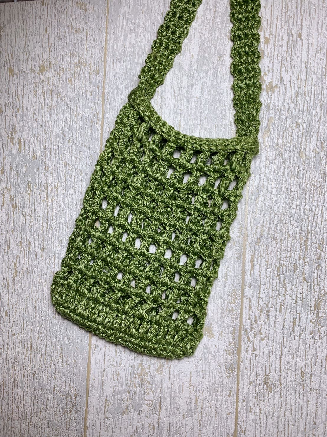 環保飲料袋 – 麻繩網袋編織